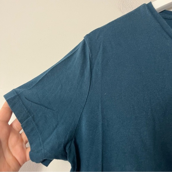 Goodfellow & Co Lyndale Tee V-Neck Blue Men's Medium - Picture 4 of 6